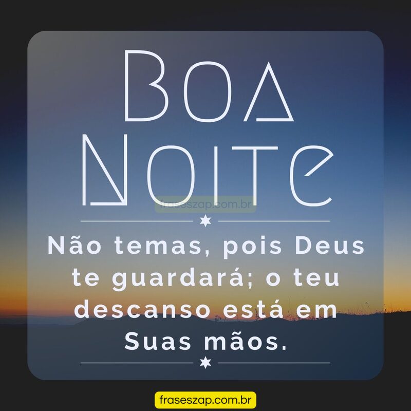 Imagem de boa noite para compartilhar no WhatsApp