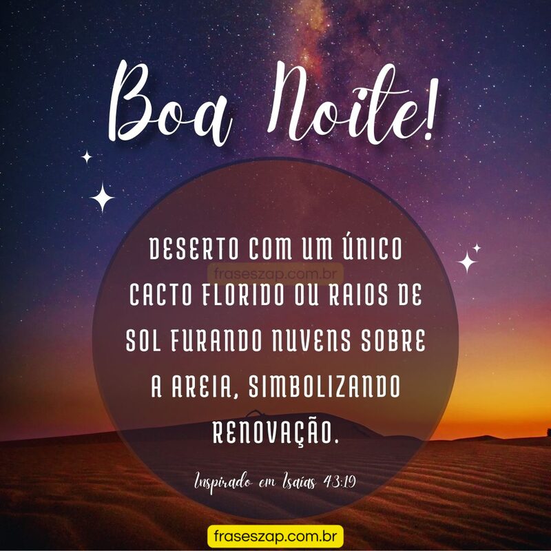 Imagem de boa noite para compartilhar no WhatsApp