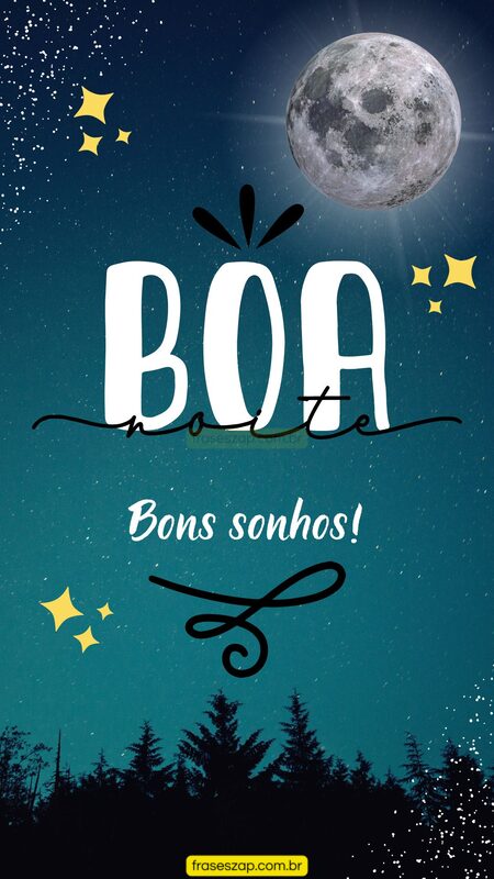 Imagem de boa noite para compartilhar no WhatsApp