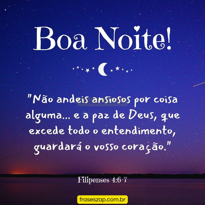 Imagem de boa noite para compartilhar no WhatsApp