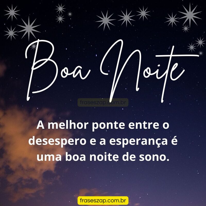 Imagem de boa noite para compartilhar no WhatsApp