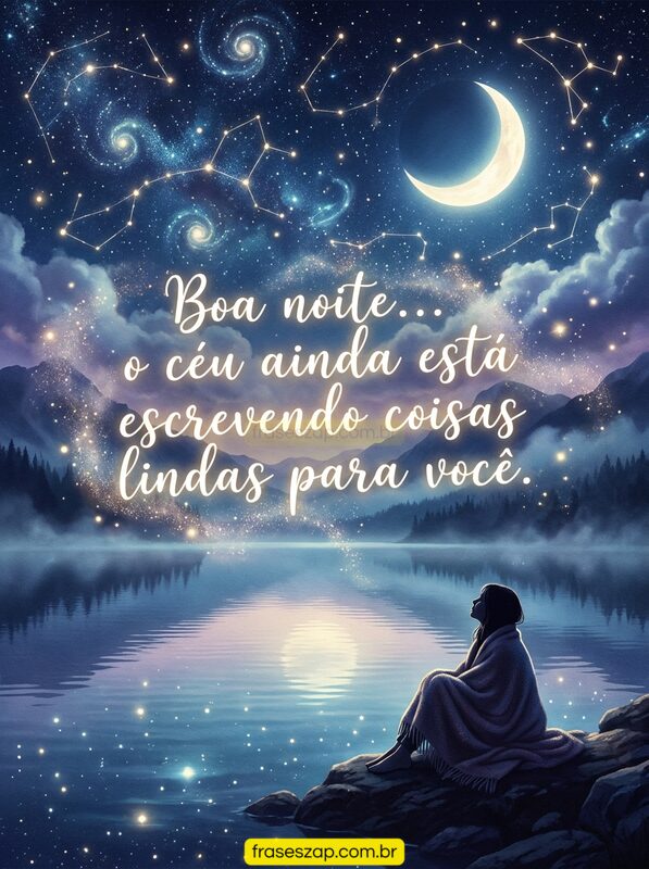 Imagem de boa noite para compartilhar no WhatsApp