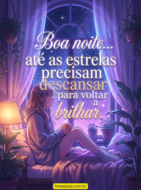 Imagem de boa noite para compartilhar no WhatsApp
