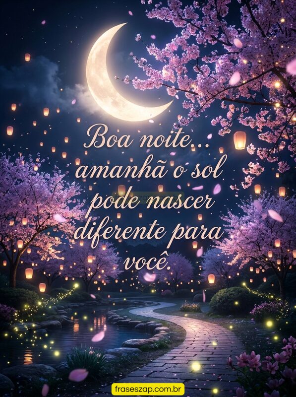 Imagem de boa noite para compartilhar no WhatsApp