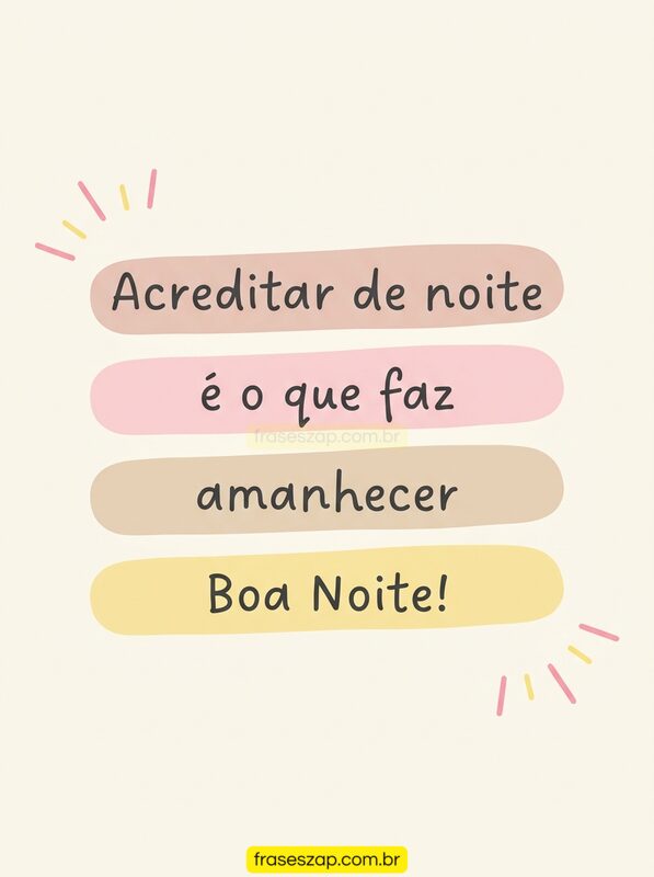 Imagem de boa noite para compartilhar no WhatsApp