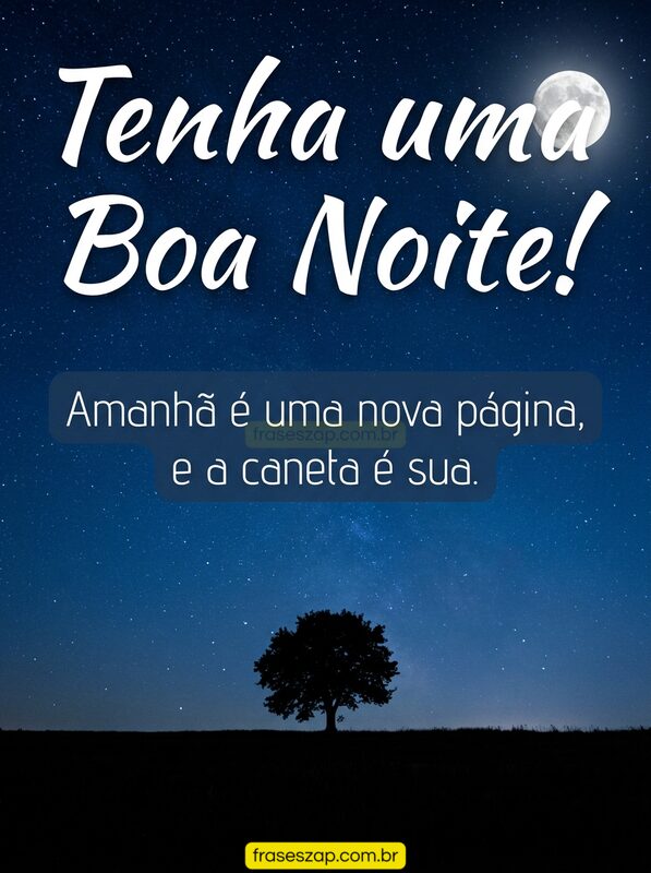 Imagem de boa noite para compartilhar no WhatsApp