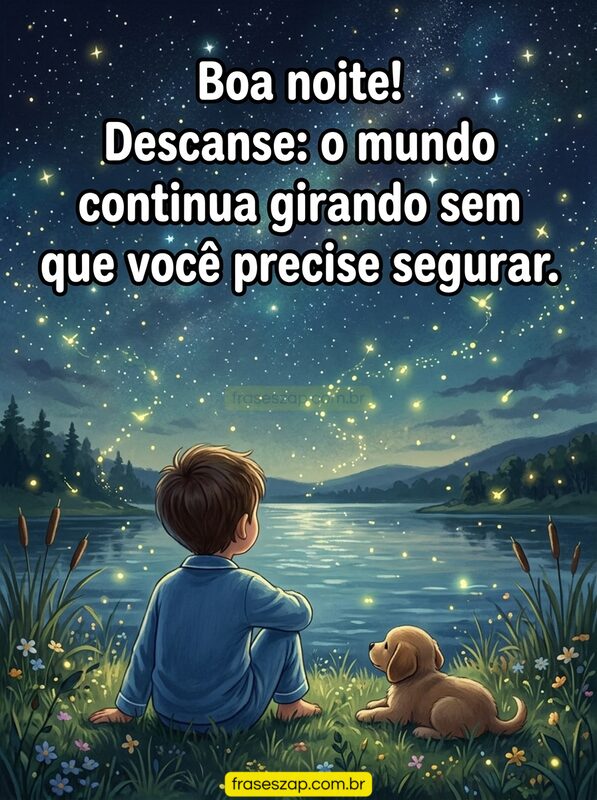 Imagem de boa noite para compartilhar no WhatsApp