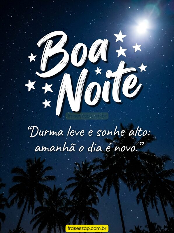 Imagem de boa noite para compartilhar no WhatsApp