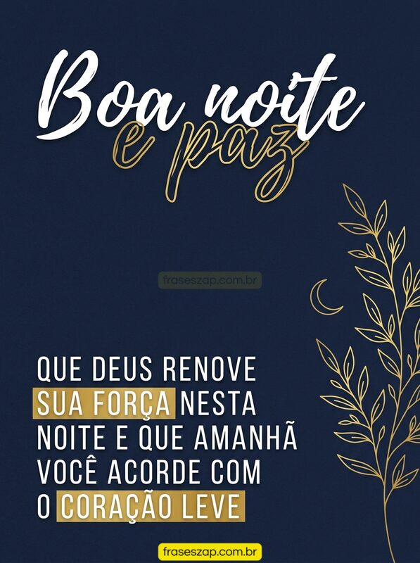 Imagem de boa noite para compartilhar no WhatsApp