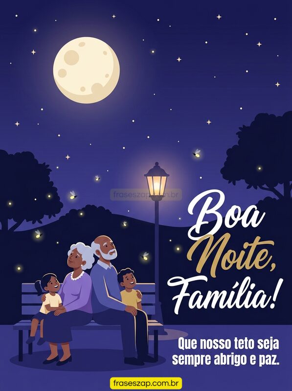 Imagem de boa noite para compartilhar no WhatsApp