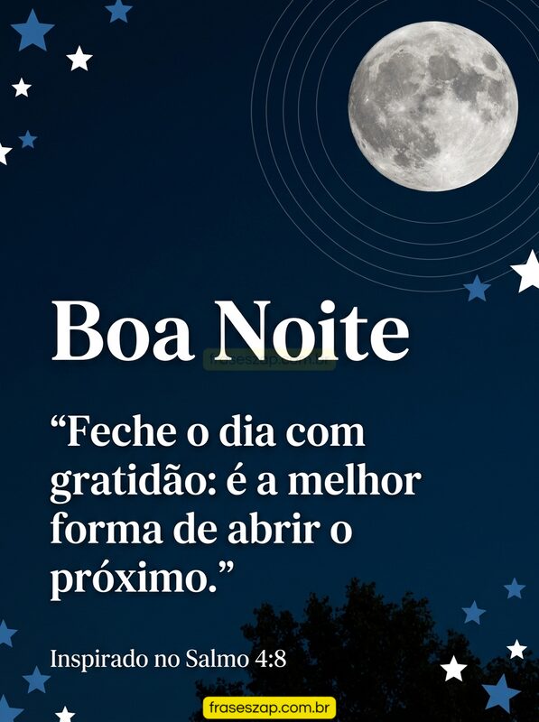 Imagem de boa noite para compartilhar no WhatsApp