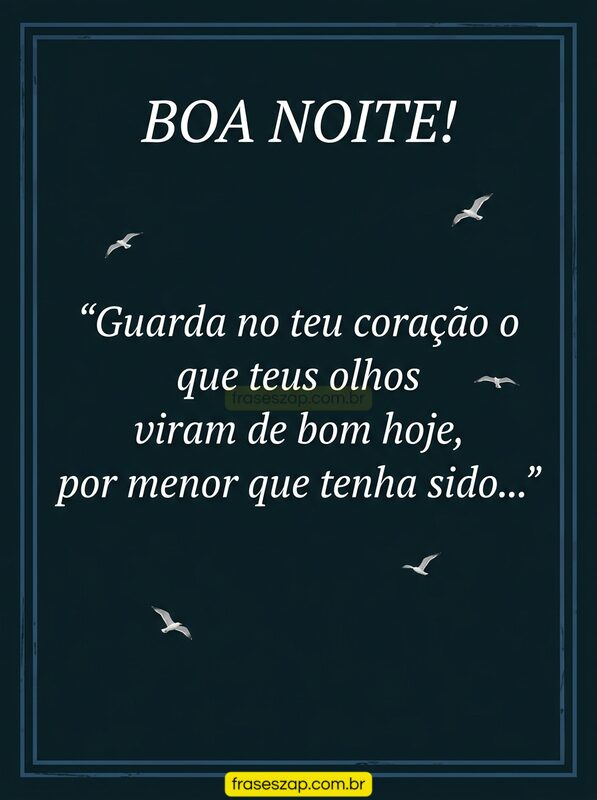Imagem de boa noite para compartilhar no WhatsApp