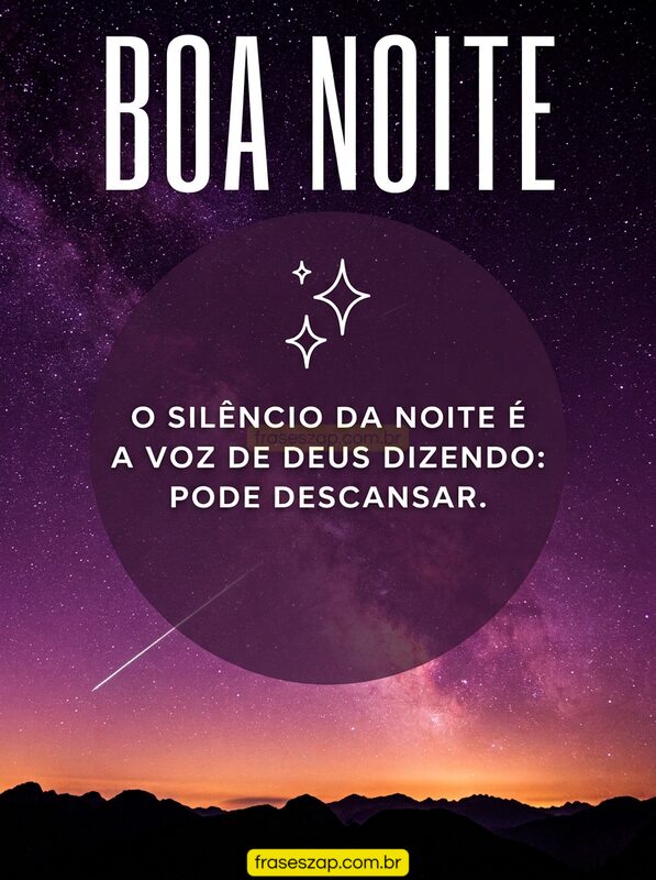 Imagem de boa noite para compartilhar no WhatsApp