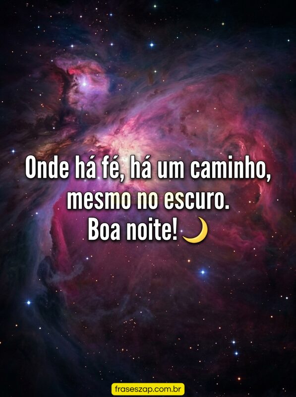 Imagem de boa noite para compartilhar no WhatsApp