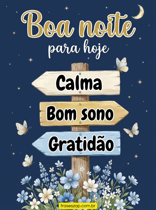 Imagem de boa noite para compartilhar no WhatsApp