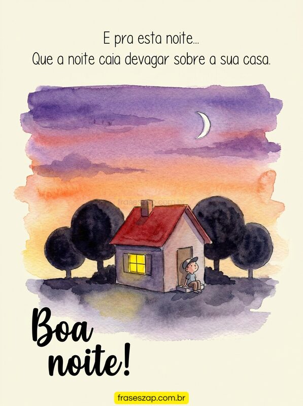 Imagem de boa noite para compartilhar no WhatsApp