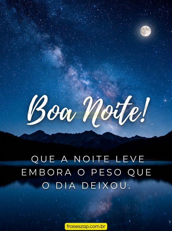 Imagem de boa noite para compartilhar no WhatsApp