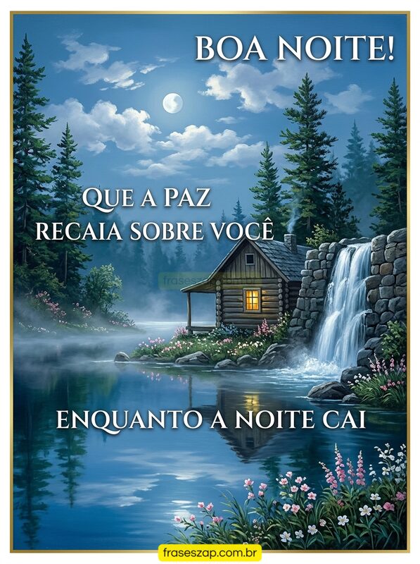 Imagem de boa noite para compartilhar no WhatsApp