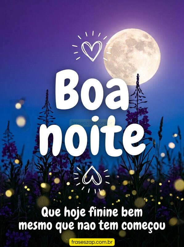 Imagem de boa noite para compartilhar no WhatsApp
