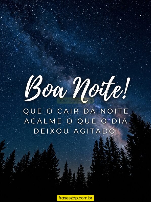 Imagem de boa noite para compartilhar no WhatsApp