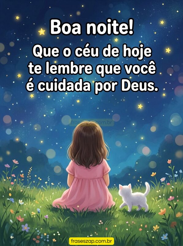 Imagem de boa noite para compartilhar no WhatsApp