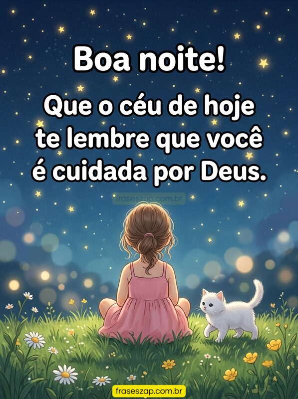 Imagem de boa noite para compartilhar no WhatsApp