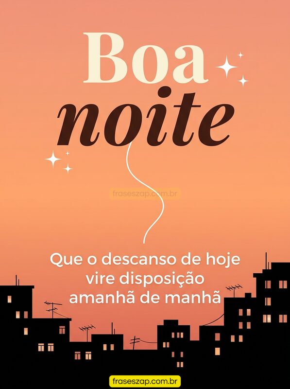 Imagem de boa noite para compartilhar no WhatsApp