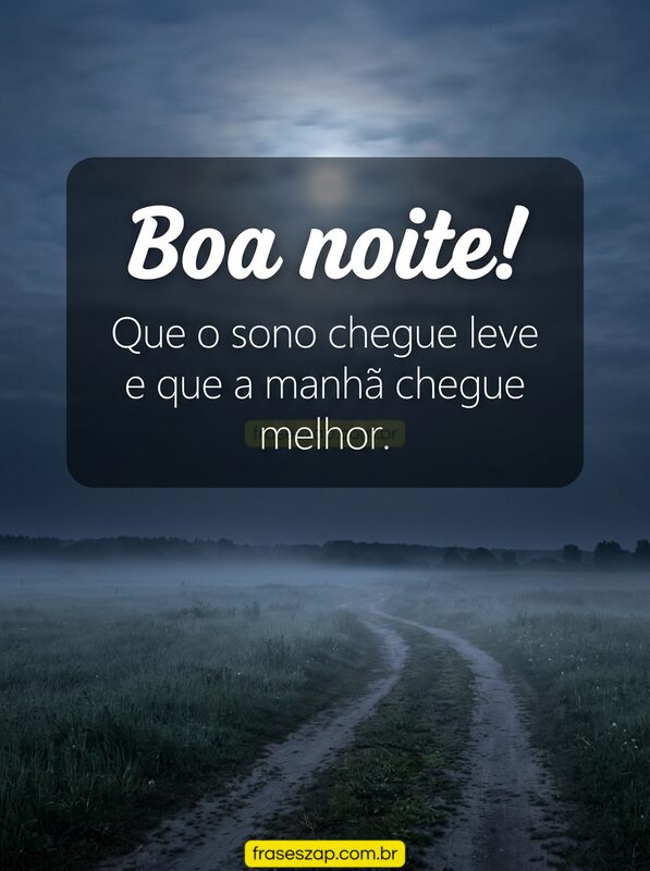 Imagem de boa noite para compartilhar no WhatsApp