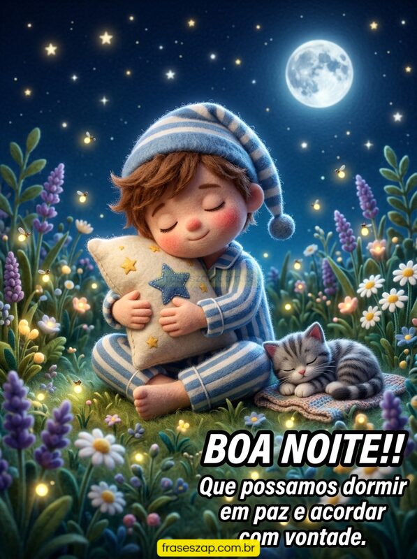 Imagem de boa noite para compartilhar no WhatsApp