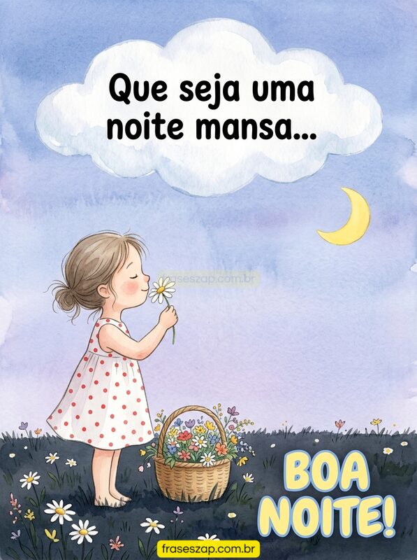 Imagem de boa noite para compartilhar no WhatsApp