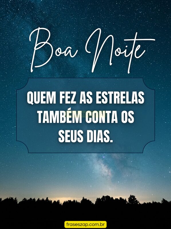 Imagem de boa noite para compartilhar no WhatsApp