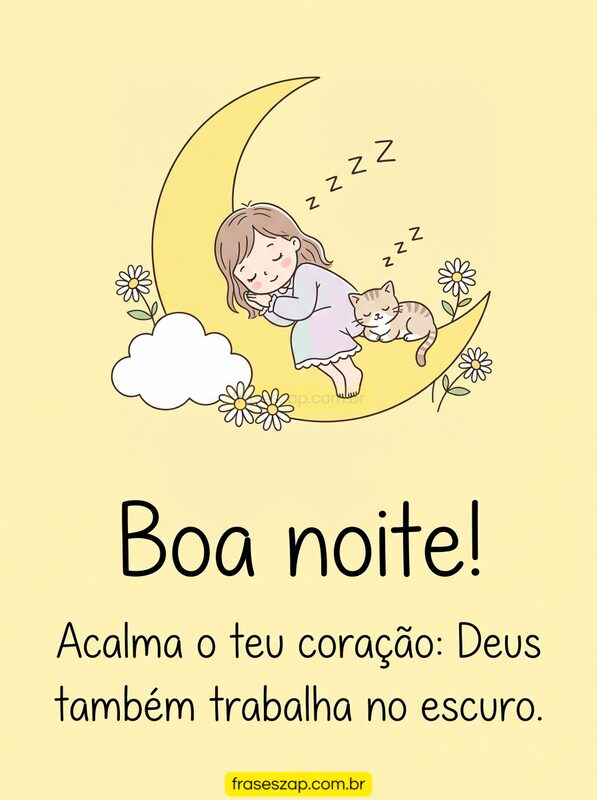 Imagem de boa noite para compartilhar no WhatsApp