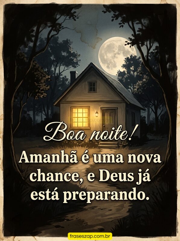 Imagem de boa noite para compartilhar no WhatsApp