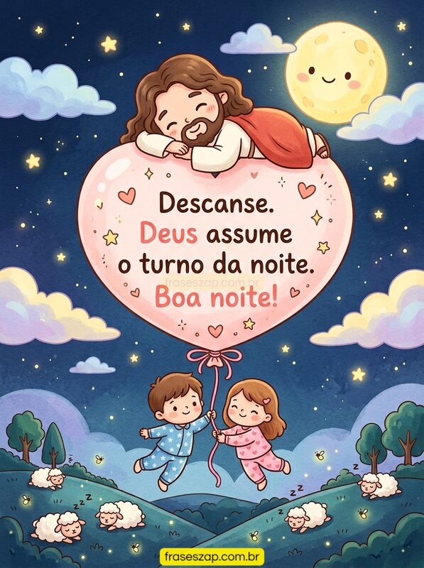 Imagem de boa noite para compartilhar no WhatsApp