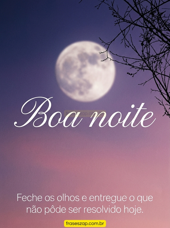 Imagem de boa noite para compartilhar no WhatsApp