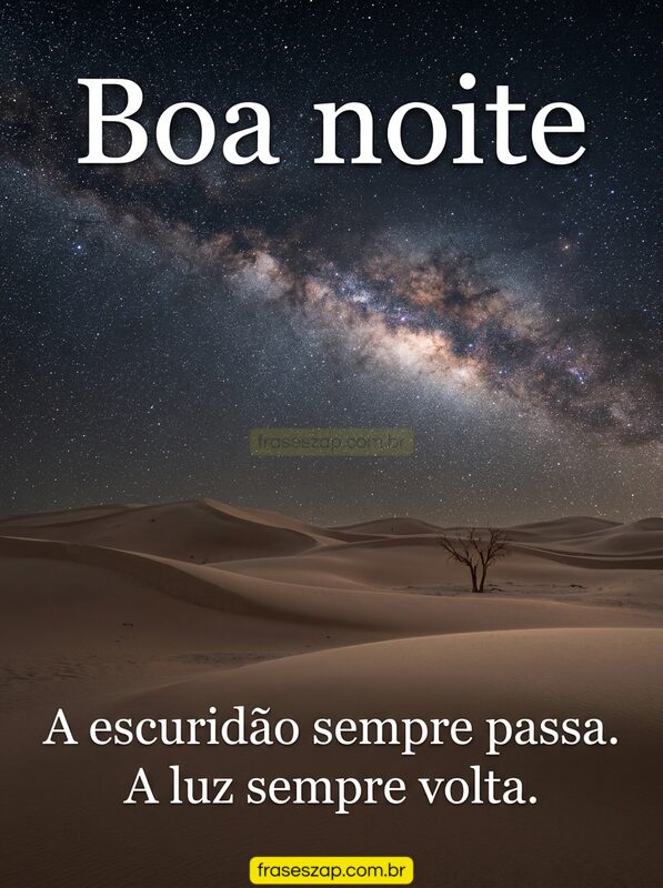 Imagem de boa noite para compartilhar no WhatsApp