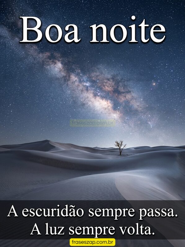 Imagem de boa noite para compartilhar no WhatsApp