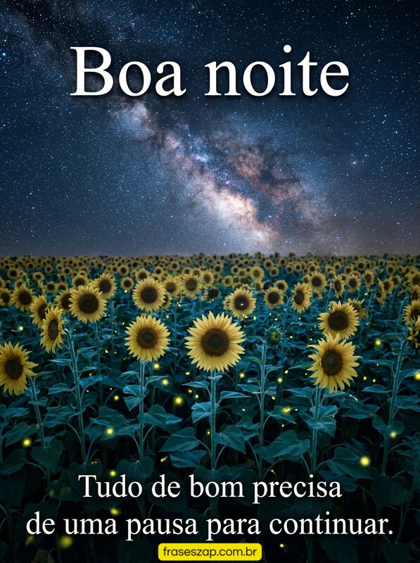 Imagem de boa noite para compartilhar no WhatsApp