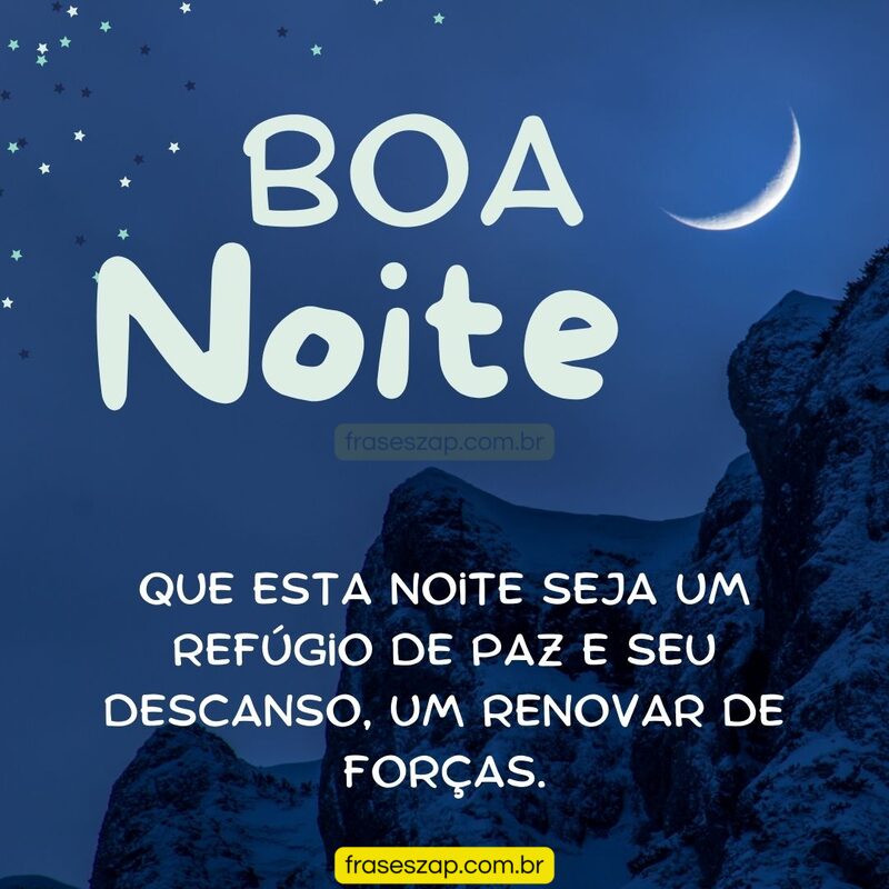 Imagem de boa noite para compartilhar no WhatsApp