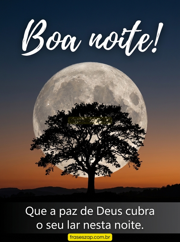 Imagem de boa noite para compartilhar no WhatsApp