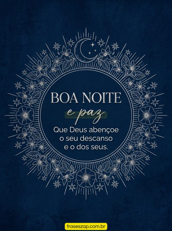 Imagem de boa noite para compartilhar no WhatsApp