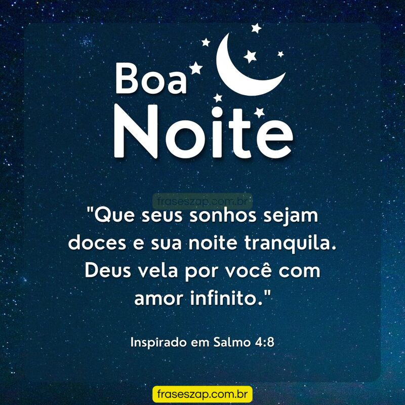 Imagem de boa noite para compartilhar no WhatsApp