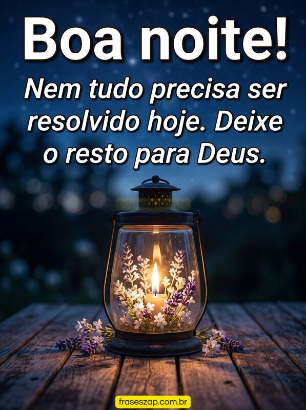 Imagem de boa noite para compartilhar no WhatsApp