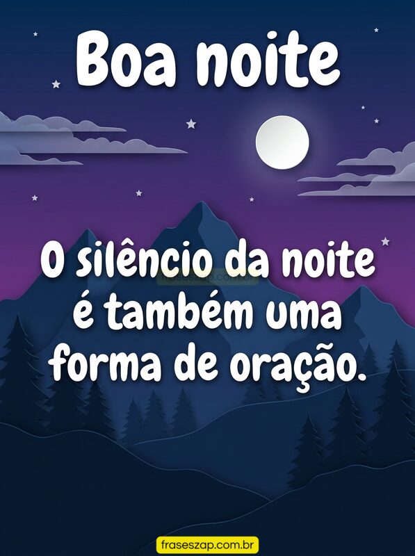 Imagem de boa noite para compartilhar no WhatsApp