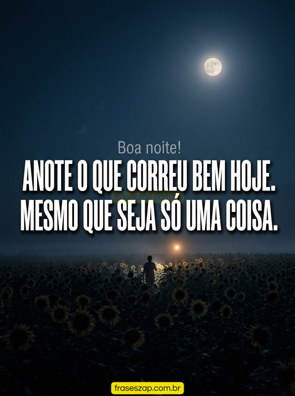 Imagem de boa noite para compartilhar no WhatsApp