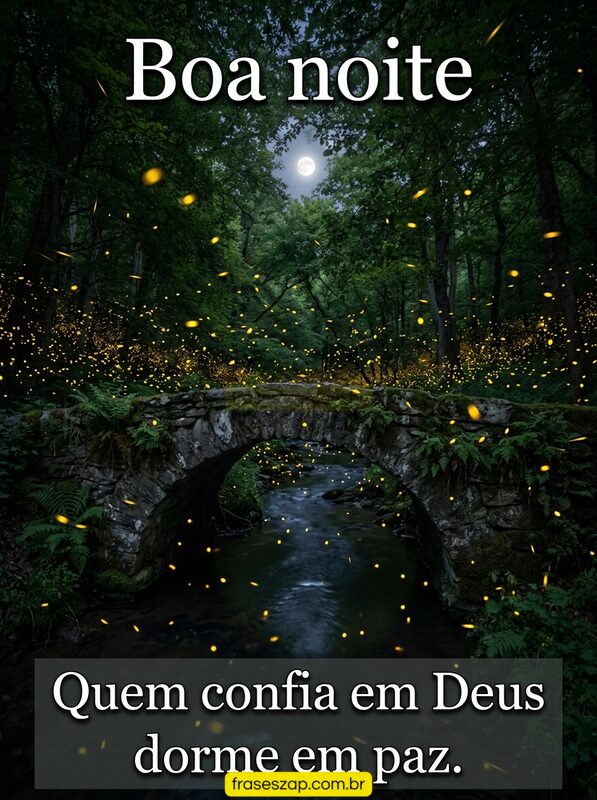 Imagem de boa noite para compartilhar no WhatsApp