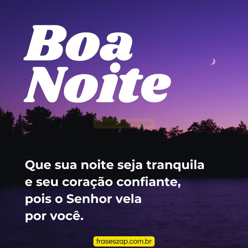 Imagem de boa noite para compartilhar no WhatsApp