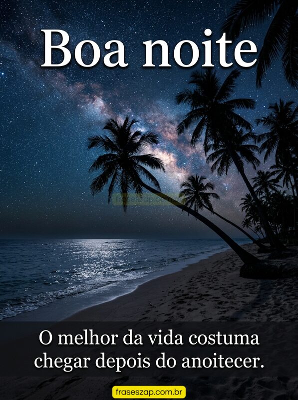 Imagem de boa noite para compartilhar no WhatsApp