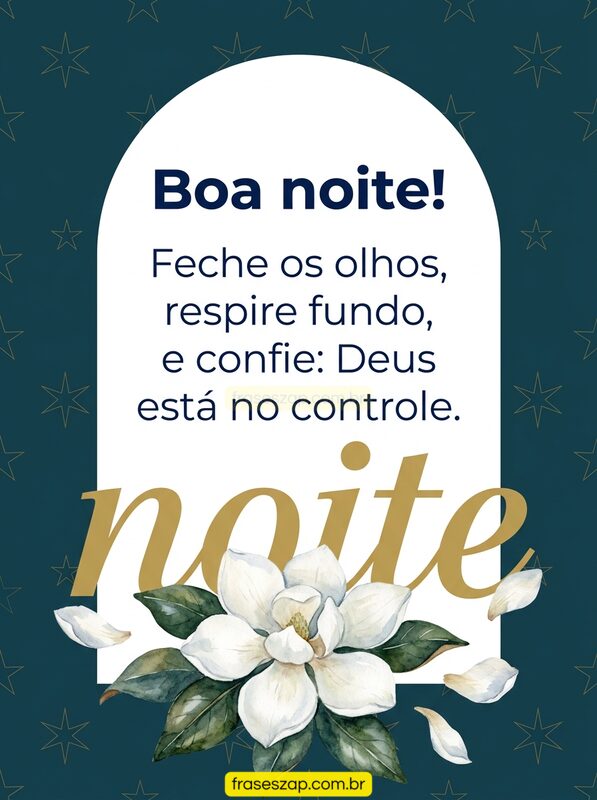 Imagem de boa noite para compartilhar no WhatsApp