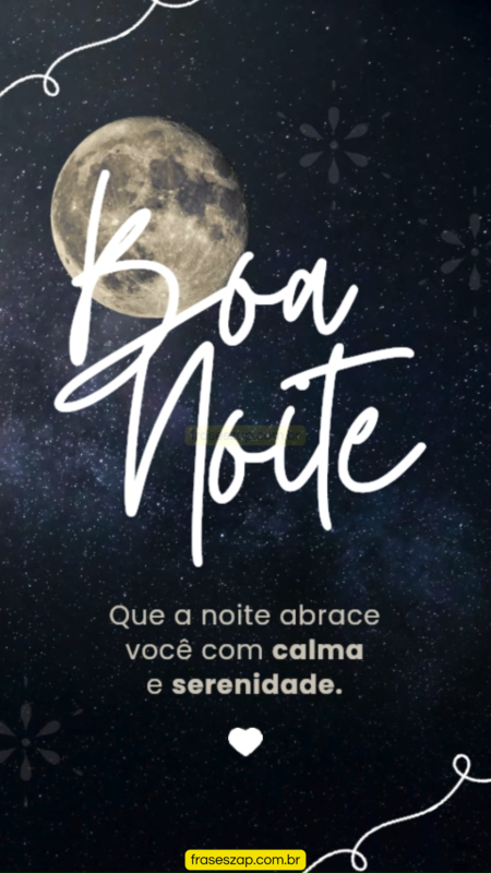 Imagem de boa noite para compartilhar no WhatsApp